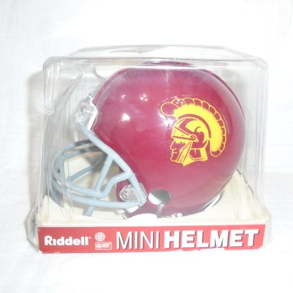 USC Trojans NCAA Riddell Mini Helmet 2004 Back To Back National Champions - Picture 3 of 4